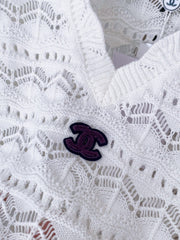 CHANEL 26S V-NECK KNITTED VEST 861