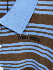 MIUMIU 26S COLLARED TANK TOP 1034