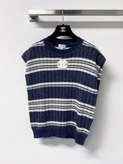 CHANEL 26S SLEEVELESS KNIT TOP 1398
