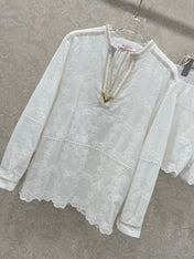 VALENTINO LONG-SLEEVE TOP AND SHORTS SET 275211