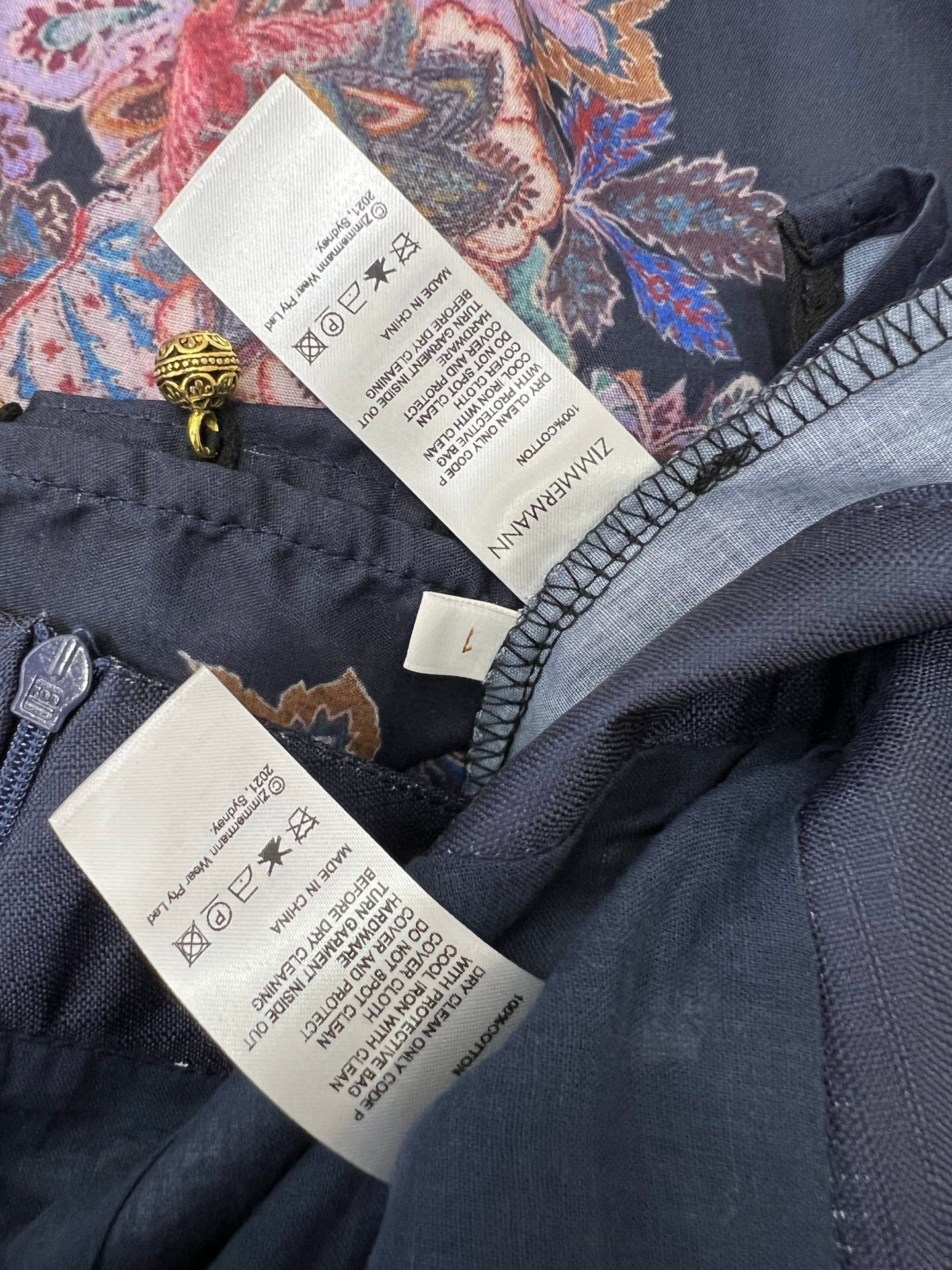 ZIMMER ELEGANT PRINTED OUTFIT SET