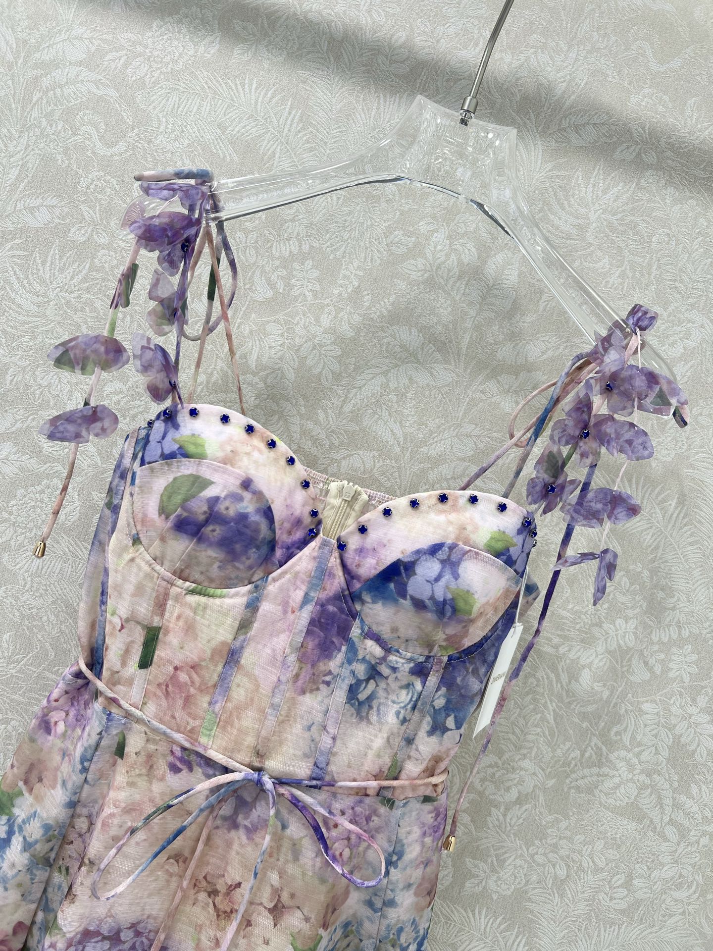 ZIMMER NEW STYLE FLORAL HALTER DRESS 272271