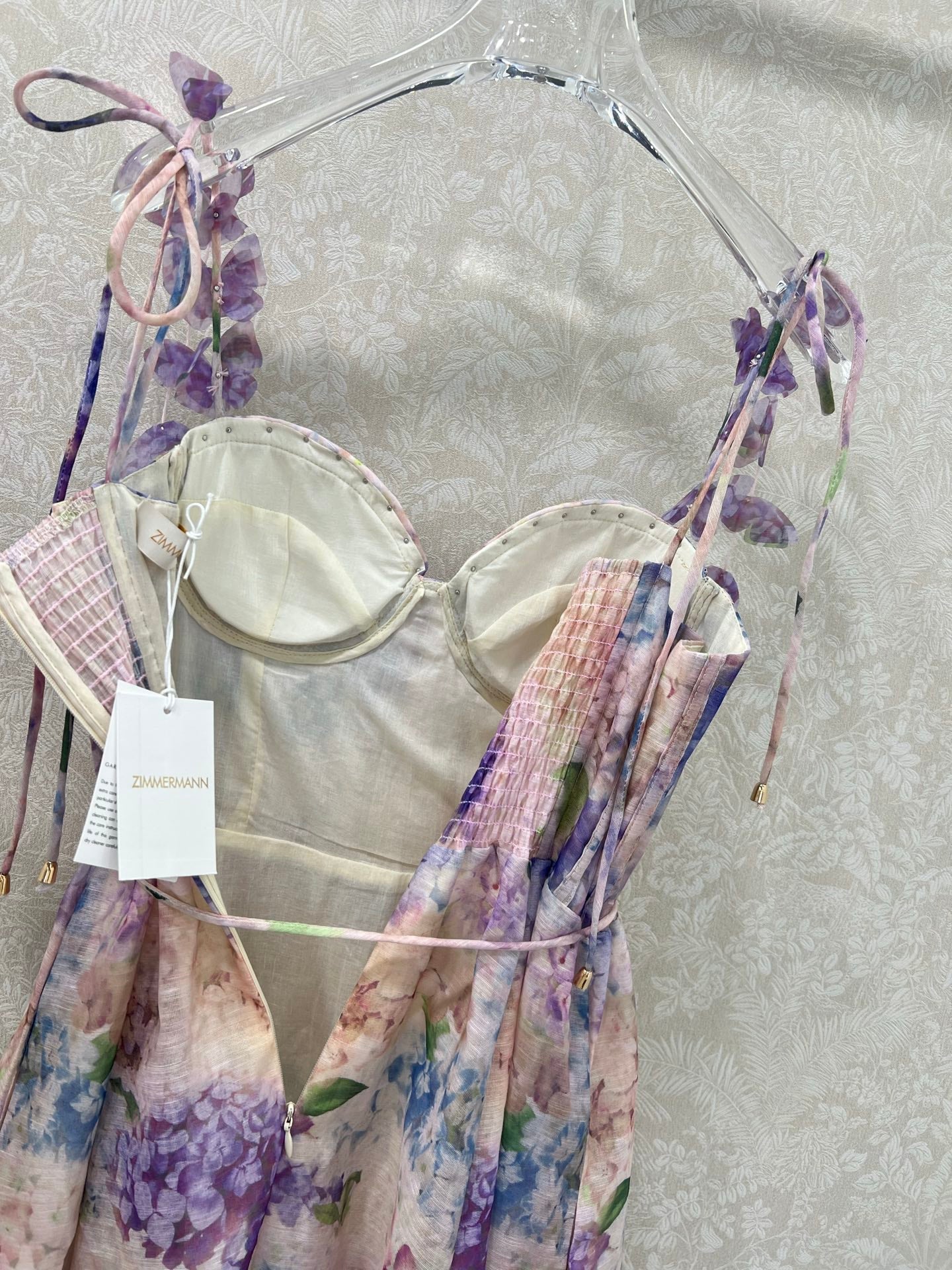 ZIMMER NEW STYLE FLORAL HALTER DRESS 272271