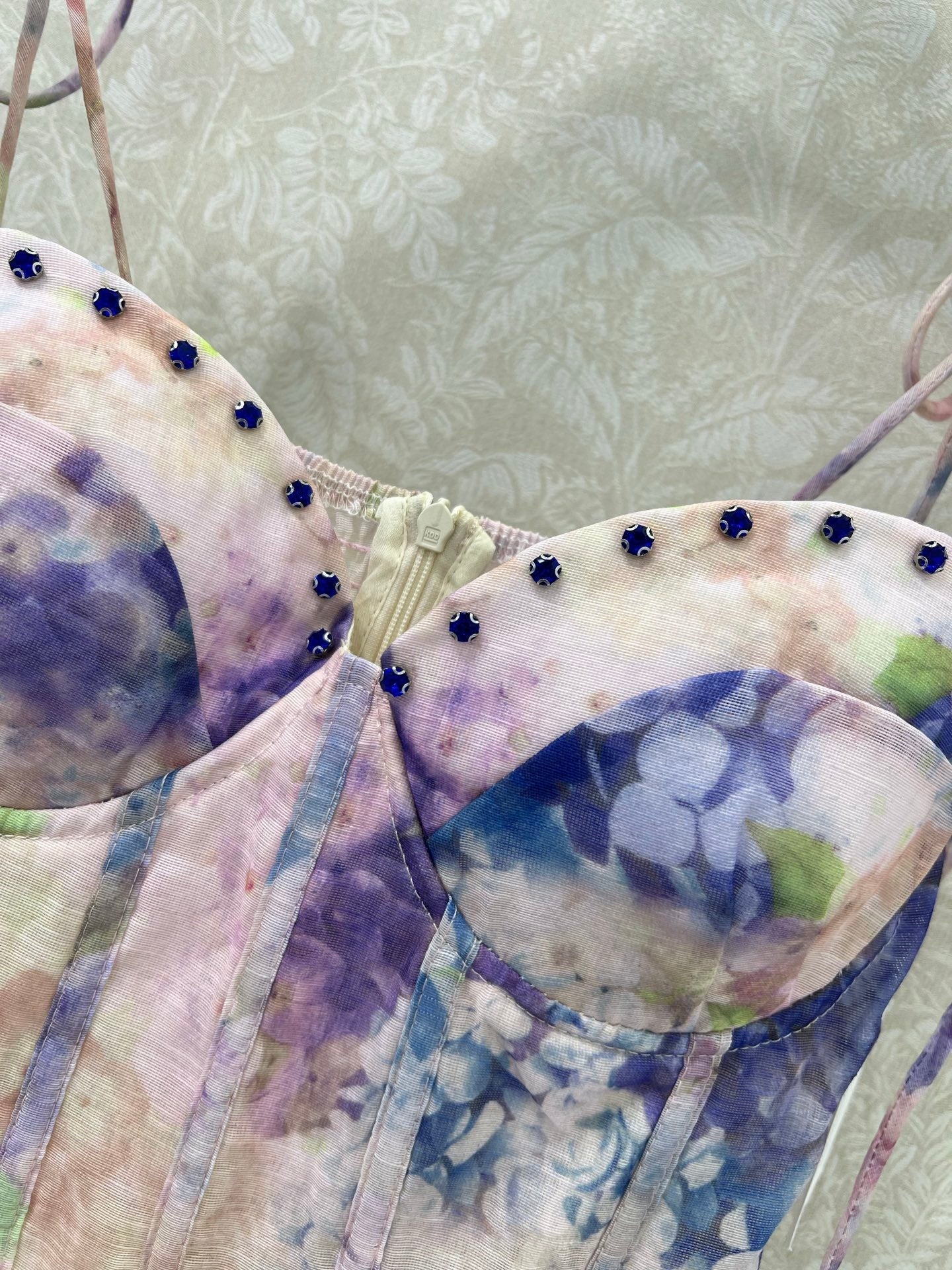 ZIMMER NEW STYLE FLORAL HALTER DRESS 272271