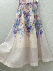 ZIMMER NEW STYLE FLORAL HALTER DRESS 272271