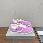 TOM FORD 26S JACKSON SNEAKERS IN PINKISH PURPLE SUEDE