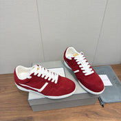 TOM FORD 26S JACKSON SNEAKERS IN RED SUEDE
