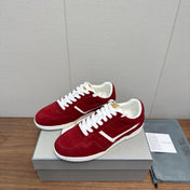 TOM FORD 26S JACKSON SNEAKERS IN RED SUEDE