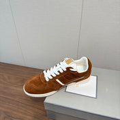 TOM FORD 26S JACKSON SNEAKERS IN BROWN SUEDE