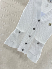 CHANEL 25S ACCORDION-KNIT BLAZER 265527