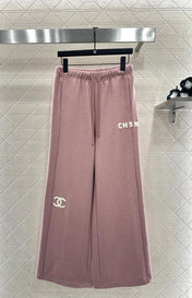 CHANEL 25S HIGH-WAISTED WIDE-LEG PANTS 305