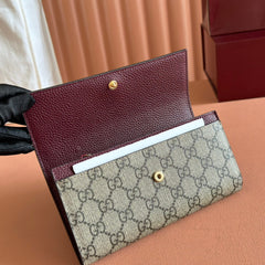 GG MARMONT BAG 19 EBONY AND DARK RED CALFSKIN ON CHAIN