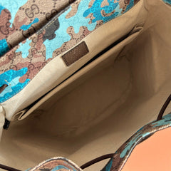 GUCCI 26S BACKPACK 46 IN MULTICOLOR COATED CANVAS STYLE 2