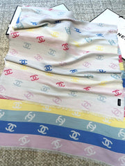 CHANEL 25S SCARF 187 IN CASHMERE 876276
