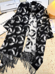 CHANEL 25S SCARF 210 CM IN CASHMERE 943937