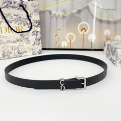 DIOR 25S BELT 20 MM IN BLACK CALFSKIN 570111