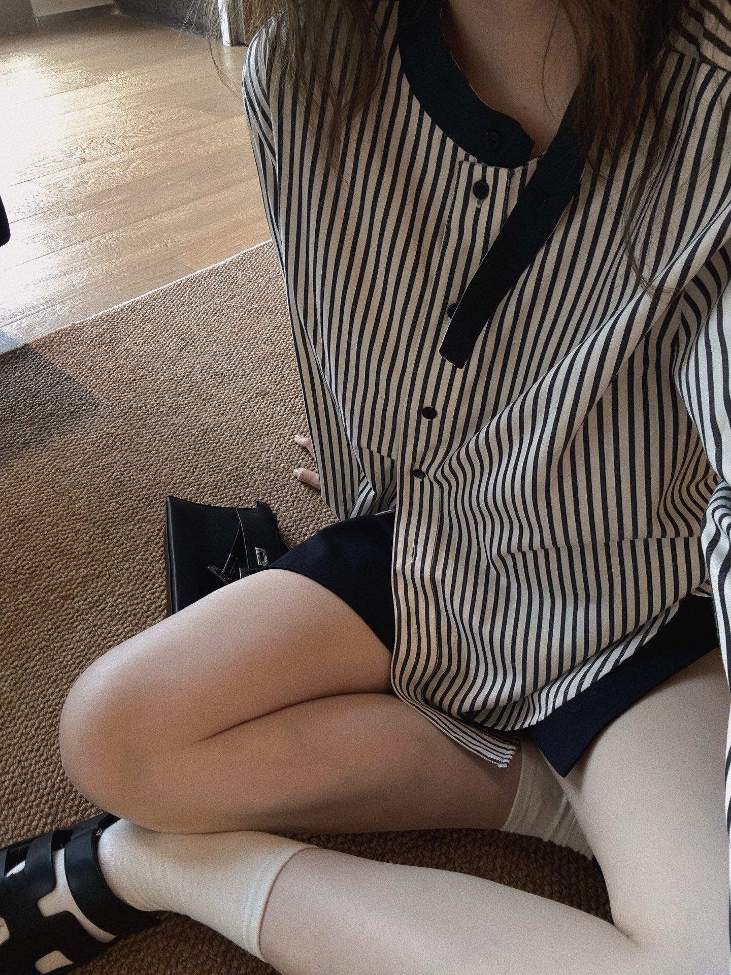 CHANEL 25S STRIPED SHIRT STYLE 103