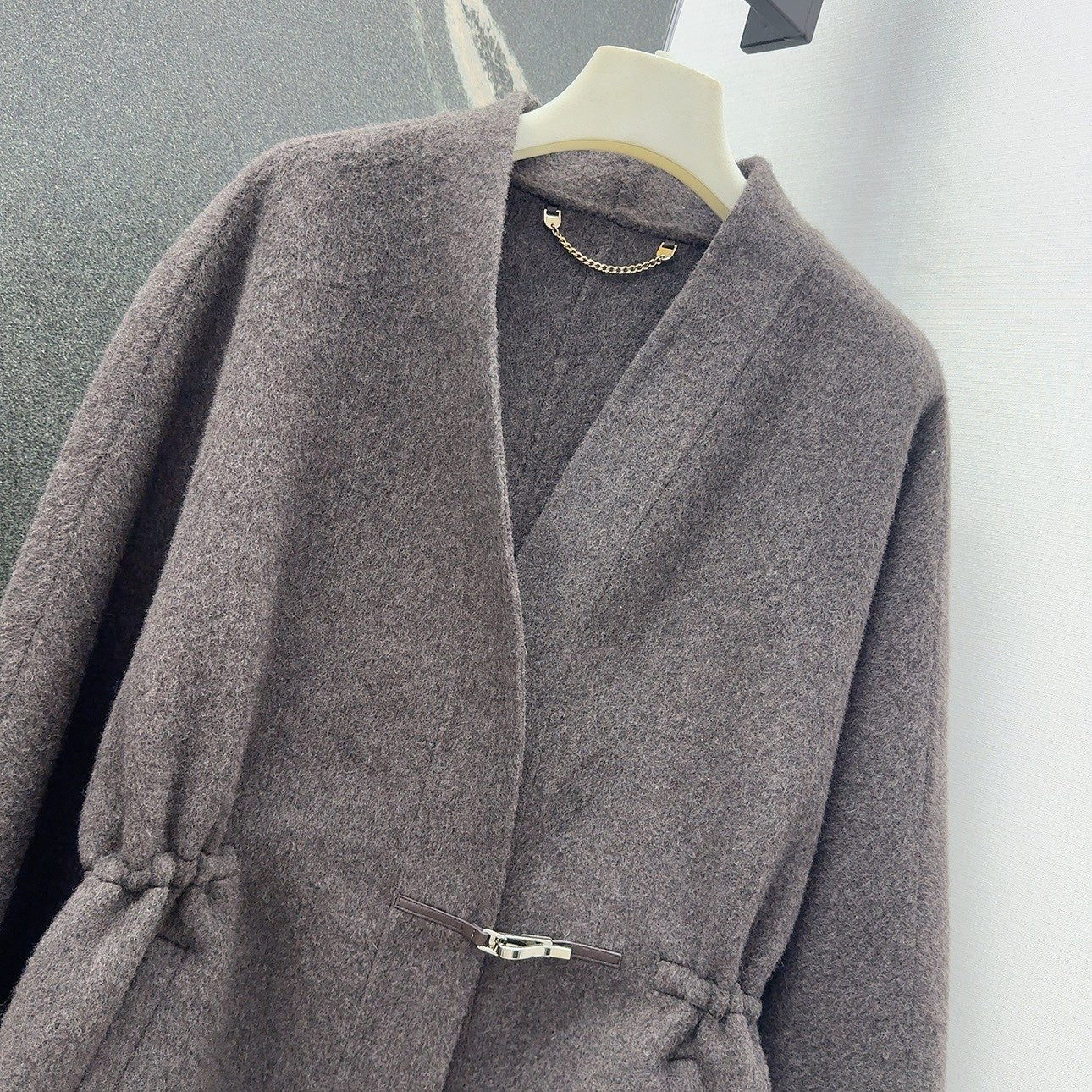 HERMES 25S REVERSIBLE LONG KNIT CARDIGAN 173