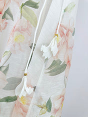 DITSY FLORAL PRINT LONG DRESS NATURA 25S IN SILK 266337