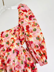 LIGHTBURST SHORT SLEEVE BACKLESS DRESS 25S IN LINEN 266370