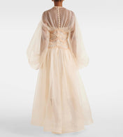 ZIMMERMANN LONG-SLEEVE PUFF-SLEEVE DRESS 270474