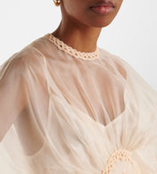 ZIMMERMANN LONG-SLEEVE PUFF-SLEEVE DRESS 270474