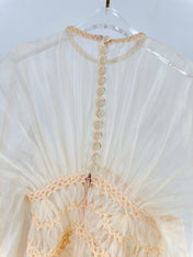 ZIMMERMANN LONG-SLEEVE PUFF-SLEEVE DRESS 270474