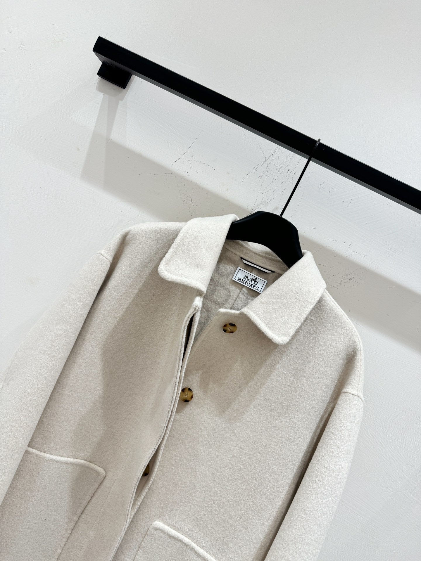 HERMES 25S LONG CASHMERE COAT 154