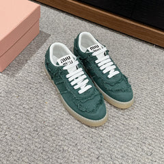 Dexun Sneaker Dark Green Canvas