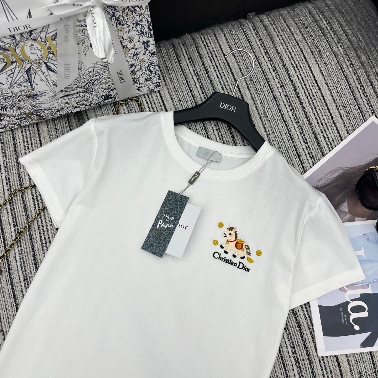 DIOR 26S SHORT-SLEEVE CREW-NECK T-SHIRT 1091