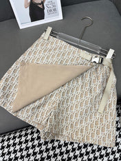 DIOR WRAP-FRONT SHORTS 228595