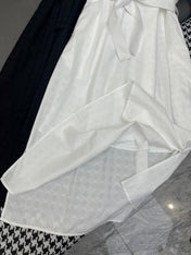 DIOR LONG SHIRT DRESS 25S IN COTTON JACQUARD 266617