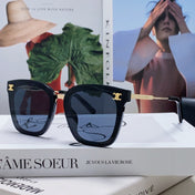 TRIOMPHE SUNGLASSES 548591 IN BLACK ACETATE