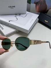 TRIOMPHE SUNGLASSES 548596 IN METAL BLACK LENSES