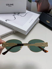 TRIOMPHE SUNGLASSES 548596 IN METAL BLACK LENSES