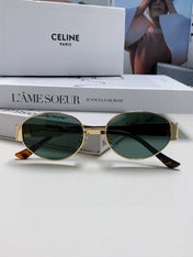 TRIOMPHE SUNGLASSES 548596 IN METAL BLACK LENSES
