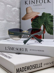 LOGO SUNGLASSES 513012 IN BLUE ACETATE