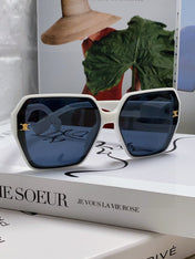 TRIOMPHE SUNGLASSES 552771 IN WHITE ACETATE