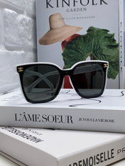 TRIOMPHE SUNGLASSES 552775 IN WHITE ACETATE TEXT LOGO