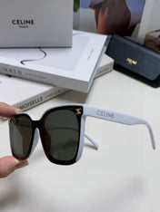 TRIOMPHE SUNGLASSES 552775 IN WHITE ACETATE TEXT LOGO