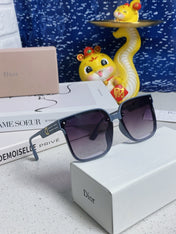 MONTAIGNE SUNGLASS 560861 IN TAN BLUE ACETATE