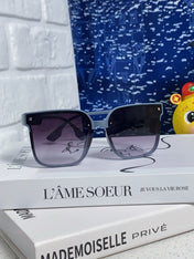 MONTAIGNE SUNGLASS 560861 IN TAN BLUE ACETATE