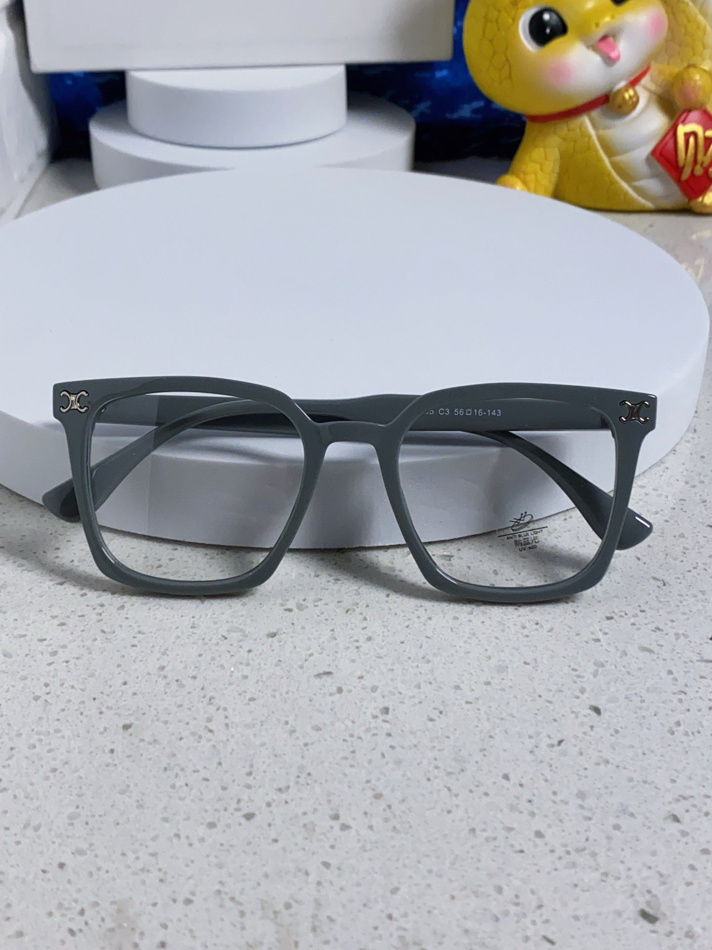 TRIOMPHE SUNGLASSES 563253 IN GREY ACETATE