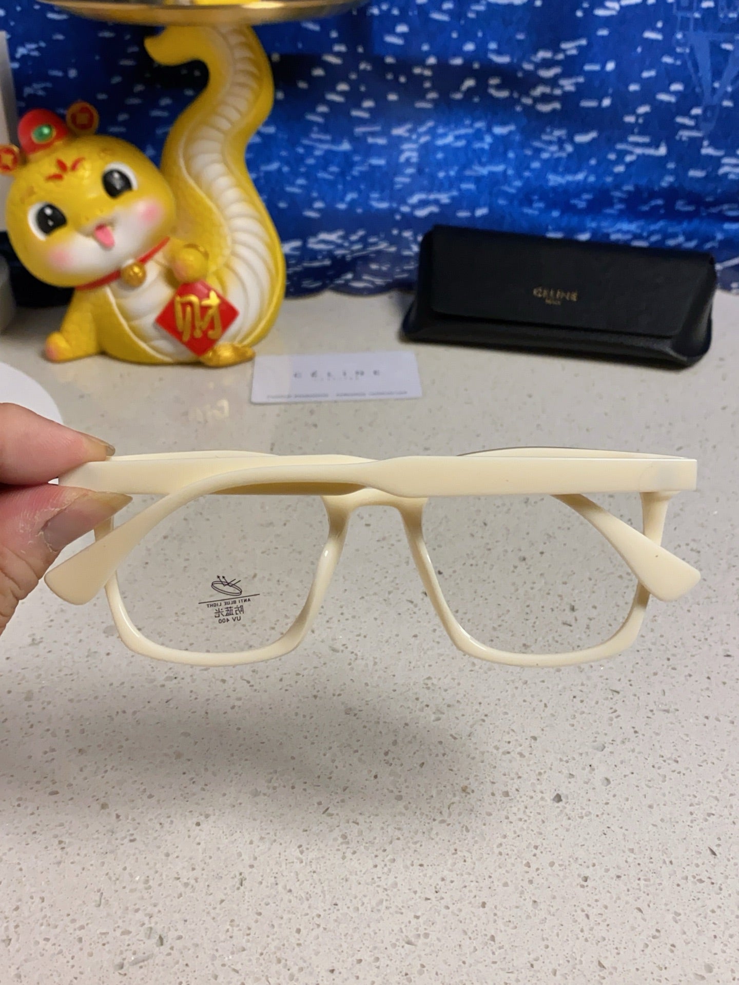 TRIOMPHE SUNGLASSES 563254 IN IVORY ACETATE