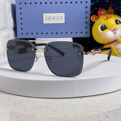 SQUARE FRAME SUNGLASSES 563175 IN METAL