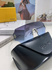 ANGULAR VISOR SUNGLASSES 575795 IN METAL