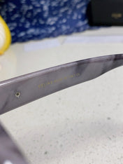 TRIOMPHE SQUARE SUNGLASS 566740 IN MARBLED EFFECT ACETATE