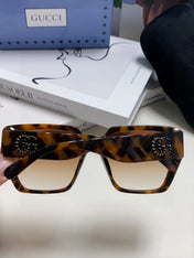 SQUARE FRAME SUNGLASSES 570209 IN ACETATE