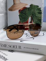 NAVIGATOR FRAME SUNGLASSES 570256 IN METAL