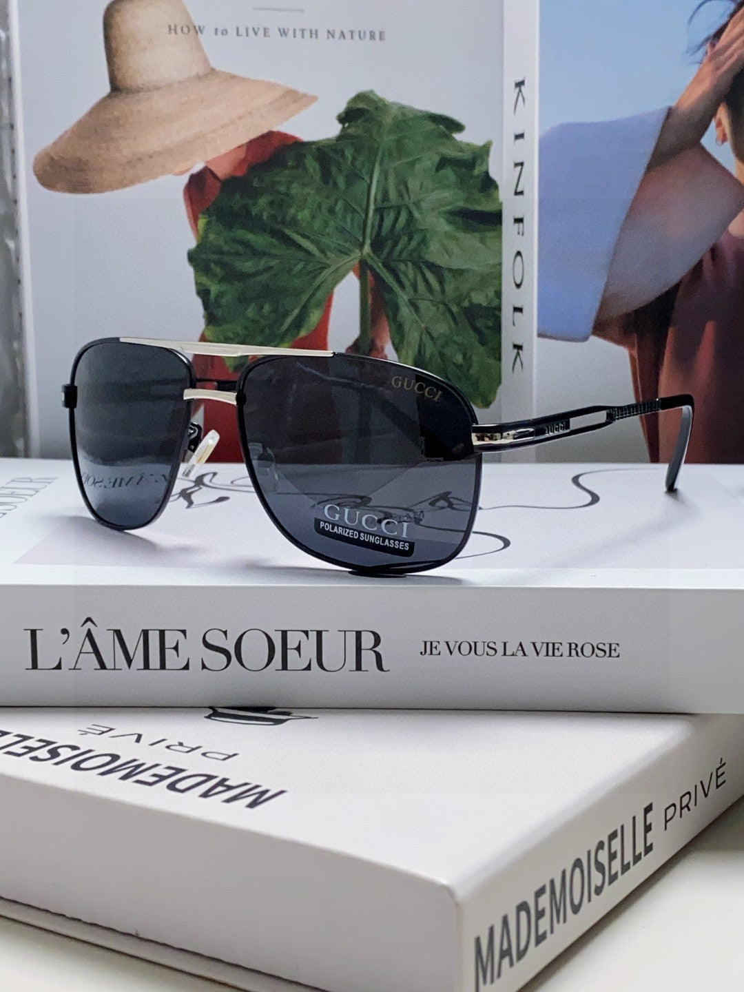 NAVIGATOR FRAME SUNGLASSES 570256 IN METAL